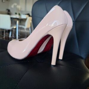 Christian Louboutin Blush Patent Pumps